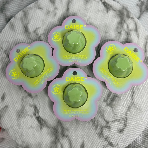 Daise Other - Daise Peppy Peppermint Hydrating Lip Balm 4 Pack 8 Hour Moisture 0.25oz Each NEW